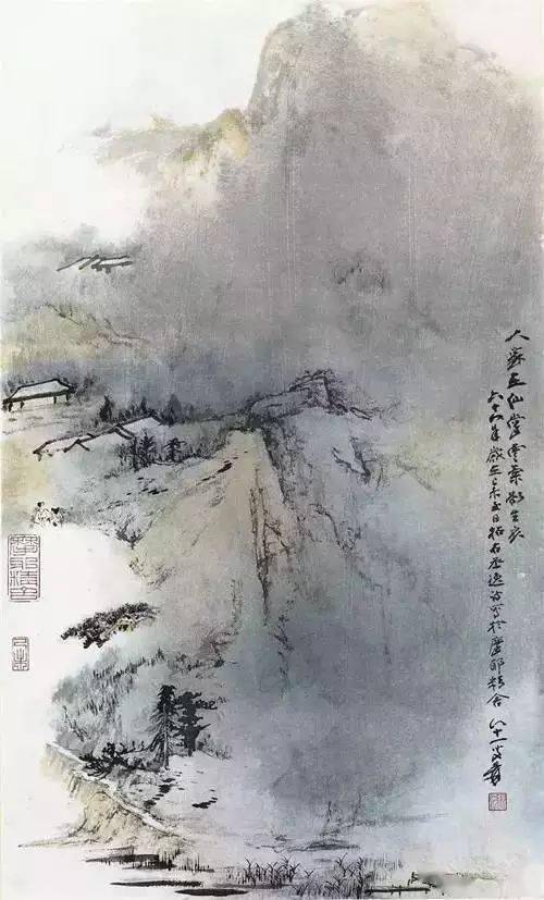 中国画画家常将诗书画印融为一体扩展了画面的艺术境界